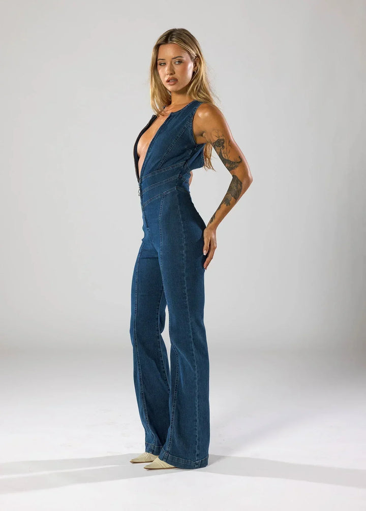 Lucia™ - Jumpsuit i denim